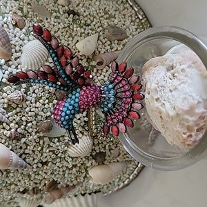 Joan Rivers Hummingbird Brooch